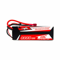 CNHL Racing Series 7.4V 8000mAh 100C 2S Hard Case LiPo Battery T Plug voor RC Auto