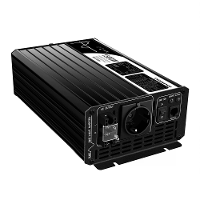 Pure sinusgolf omvormer SP12/230 1500L 1500W continu 3000W piek 12V DC naar 230V AC 50Hz hoge efficiëntie LED veiligheid