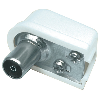 Coax socket haaks   schroefversie