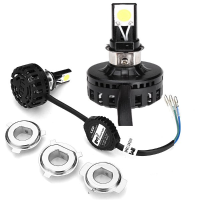 Cob High Beam 15w Low Beam 10w Led Motorcycle Motorbike Headlights