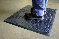 COBA Europe CL010004 Comfort Lok Werkplaatsmat (l x b x h) 0.8 M x 0.7 M x 12 mm Zwart
