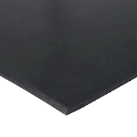 COBA Europe CRS00003C Industrieel rubber (b x h) 1.4 M x 4.5 Mm (Stukgoed) Zwart
