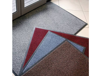 COBA Europe VP010603 VYNA PLUSH Deurmat (l x b x h) 1.8 M x 1.2 M x 7 mm Zwart (metallic)