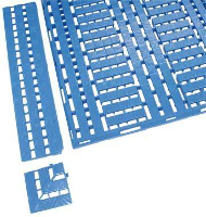 COBA Europe WD170001 Work Deck Vloermat (l x b x h) 1.2 M x 0.6 M x 25 mm Oranje