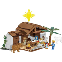 COBI Kerststal Constructiespeelgoed