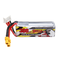 CODDAR 11.4V 300mAh 3S 90C HV Lipo batterij met hoge ontlading XT30 Plug voor tandenstoker Whoop