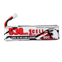 CODDAR 3.8V 530mAh 90C 1S Lipo batterij PH2.0 Plug voor RC Racing Drone