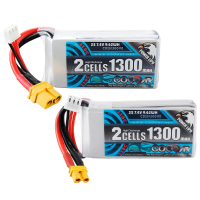 CODDAR 7.4V 1300mAh 2S 110C Lipo batterij XT30 / XT60 stekker optioneel voor RC Drone