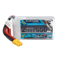 CODDAR 7.4V 550mAh 2S 90C Lipo batterij met hoge ontlading XT30 voor iFlight Cinebee 75HD Cinewhoop