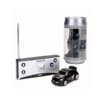 Coke Can Mini Rc Radio Remote Control Micro Racing Car 4 Frequencies