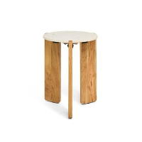 Bijzettafel Lila   Lichtbruin