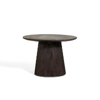 Bijzettafel Mokka Donkerbruin Ø60cm