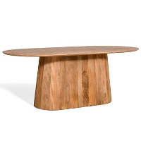 Eettafel Mokka Lichtbruin 180cm