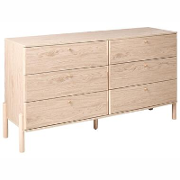 COLLINS   Ladekast 6 lades   Lichtbruin   Vezelplaat