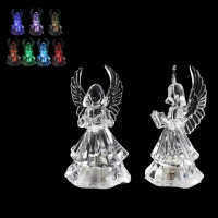 Color Changing Angel Led Light Night Lamp Christmas Decoration Gift