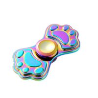 Colorful Alloy Two Arm Fidget Hand Spinner Focus Attention Edc Reduce Stress Toys