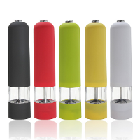 Colorful Electric Salt Pepper Spice Mill Grinder With Light