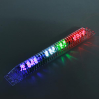 Colorful Solar Car Strobe Light Warning Knight Rider Chase