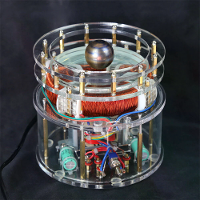 Columbus Ei Rotating Magnetic Field Model 220V Koperen Spoel Acryl Structuur Wetenschappelijke Demonstratie Tesla Theori