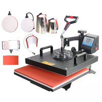 Combo Heat Press Machine 8 in 1 38*38CM 15*15In Multifunctionele Sublimatiedrukker Transfer Mok Hoed Plaat T Shirt