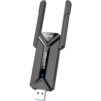 COMFAST CF 983BE Wifi 7 USB adapter 2.4G 5.8G 6GHz draadloze netwerkkaart 802.11Be 6500Mbps Free Drive WiFi adapter voor