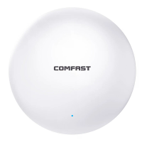COMFAST CF E373BE WiFi 7 plafond/muur montagespunt 3570Mbps duale 2,5G poorten hoog vermogen PA 120+ apparaten OFDMA MU 
