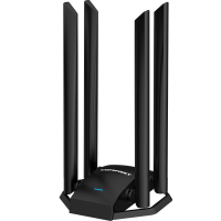 COMFAST CF WU785AC 1300Mbps Draadloze Netwerkkaart 2.4G/5GHz Dual Band USB WiFi Ontvanger Adapter met 4*6dbi High Gain A