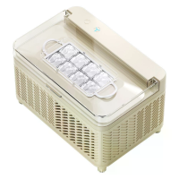 Comfook 120W draagbare mini desktop ijsmaker Snelle 8 vaste ijskubes in 15 20 minuten Snel ijs maken Stil en compact voo