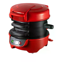 Comfook 600W Elektrische Hamburger Maker Multi Laags Ontwerp Antispat Makkelijk Koken Sandwich Burger Maker met Draaiend