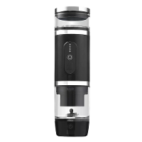 Comfook Draagbare Capsule Espresso Machine met Draadloze Verwarming en Melkschuimer Basis 7500mAh Batterijcapaciteit voo