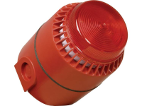 ComPro Flashni Combi signaalgever Rood Flitslicht, Continu geluid 12 V/DC 104 dB