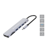 Conceptronic DONN19G 7 in 1 USB 3.2 Gen 1 Docking St Laptopdockingstation