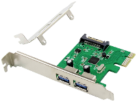 Conceptronic EMRICK 2 Port USB 3.2 Gen 2 PCI Express Karte PCI Express kaart PCIe