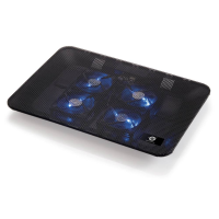 Conceptronic Kühlende Notebook Unterlage mit 4 Lüftern Cooling pad voor laptop