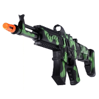 Speelgoed machinegeweer   met licht en geluid   camouflage   50 cm   speelgoed geweer