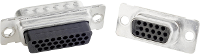 Conec 164X11959X D sub female connector 180 ° Aantal polen: 26 Crimpen 1 stuk(s)