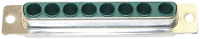 Conec 3008W8SXX99A10X D sub hybride 180 ° Solderen 1 stuk(s)