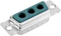 Conec 302W2CSXX99A10X D sub hybride 180 ° Solderen 1 stuk(s)