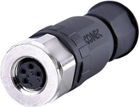 Conec 42 00010 Sensor/actuator connector, niet geassembleerd M8 Aantal polen (sensoren): 3 Bus, recht 1 stuk(s)