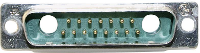 Conec 7W2 3017W2PCM99A10X D sub hybride 180 ° Soldeerkelk 1 stuk(s)