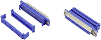 Connfly DS1036 25FPU2PX YT D sub bus 180 ° Aantal polen: 25 Snijklem 1 stuk(s)