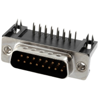 Connfly DS1037 01 15MNBKT7 DS1037 01 15MNBKT7 D sub male connector Aantal polen: 15 Soldeerpennen 1 stuk(s) Tray