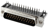 Connfly DS1037 01 25MNBKT7 D sub male connector Aantal polen: 25 Soldeerpennen 1 stuk(s) Tray