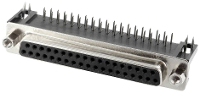 Connfly DS1037 01 37FNAKT74 DS1037 01 37FNAKT74 D sub female connector Aantal polen: 37 Soldeerpennen 1 stuk(s) Tray