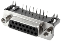 Connfly DS1037 15FNAKT74 0CC DS1037 15FNAKT74 0CC D sub female connector Aantal polen: 15 Soldeerpennen 1 stuk(s) Tray
