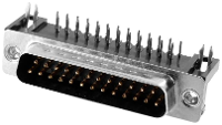 Connfly DS1037 25MNBKT7 0CC DS1037 25MNBKT7 0CC D sub male connector Aantal polen: 25 Soldeerpennen 1 stuk(s) Tray