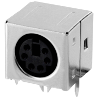 Connfly DS1093 01 BN60 Inbouwbus Bus, inbouw horizontaal Aantal polen: 6 Zilver 1 stuk(s) Tray