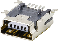 Connfly DS1104 B60SRS Mini USB B inbouwbus Bus, inbouw horizontaal Inhoud: 1 stuk(s)