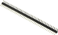 Connfly Male header (standaard) Aantal rijen: 2 Aantal polen per rij: 40 DS1025 06 2*40P8BR1 1 stuk(s)
