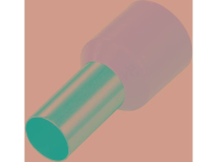 Conrad Components 1091275 Adereindhulzen 1 x 16 mmÂ² x 12 mm Deels geÃ¯soleerd Ivoor 100 stuks